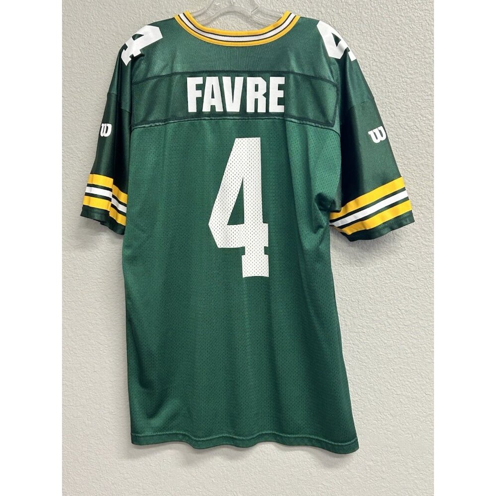 Vintage Green Bay Packers Brett Favre Jersey Mens Large Wilson Tag Made In USA